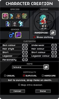 Starbound / Characters .